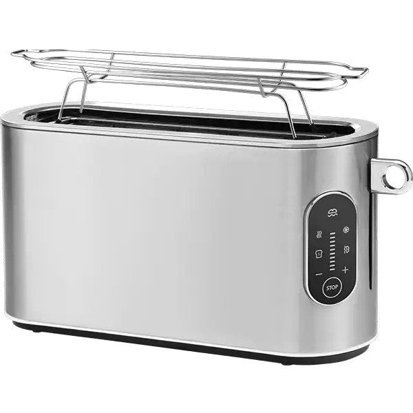 Prajitor paine WMF Lumero 414190011, 2 felii, 980W, Argintiu-Negru