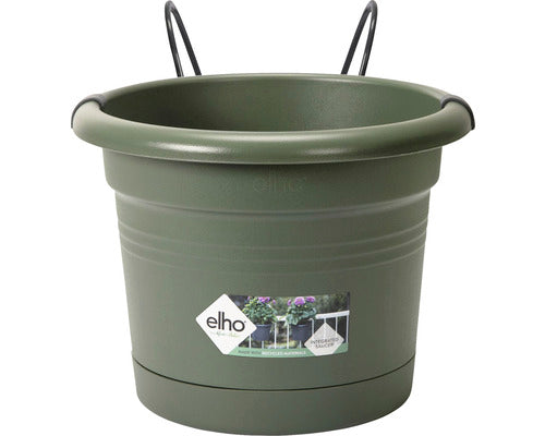 Ghiveci Cu Suport Elho Plastic Ø 26 Cm H 20 Cm Verde