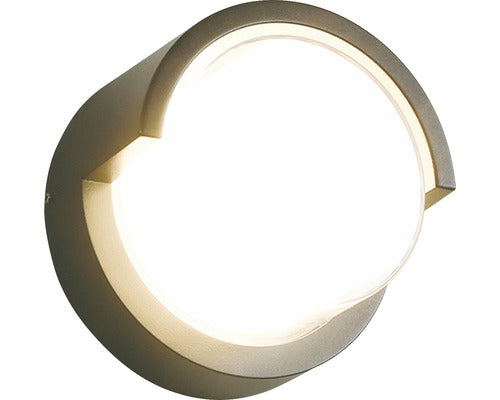 Aplica Cu Led Integrat Malaga K 12w 1080 Lumeni, Pentru Exterior Ip65, Plastic Negru