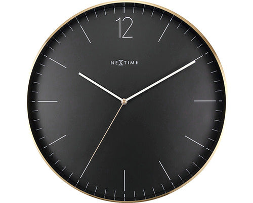 Ceas Perete Nextime Glamour Negru Ø 40 Cm