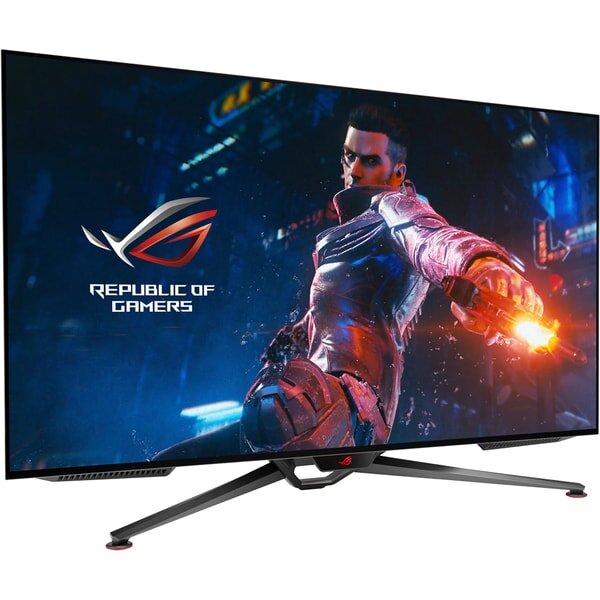 Monitor gaming OLED Asus ROG Swift 41.5'', 4K UHD, Display Port, 0.1ms, 138Hz, HDR 10, G-Sync compatibil, Negru