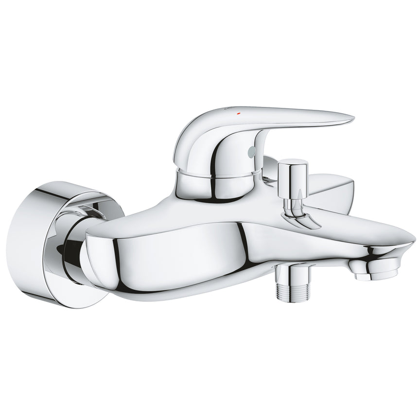 Baterie cada Grohe Eurostyle, monocomanda, 1/2'', cartus ceramic, limitator debit/temperatura, protectie reflux, diverter, Crom