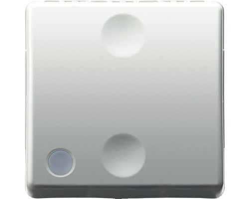 Intrerupator Cap-scara Simplu Gewiss 2 Module Cu Locas Pentru Led, Alb