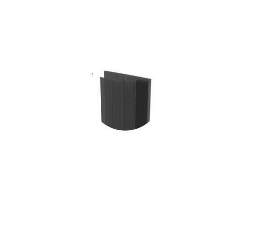 Cheder magnetic negru pentru usa dus Modena