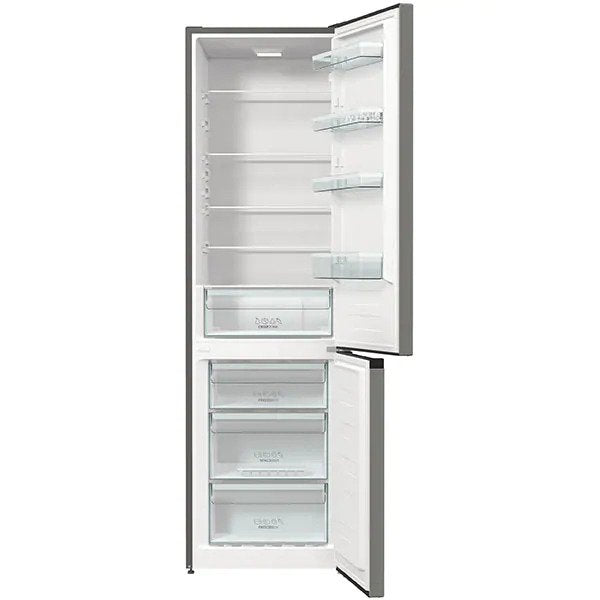 Combina frigorifica GORENJE RK6201ES4, FrostLess, 349 l, H 200 cm, Clasa A+, Argintiu