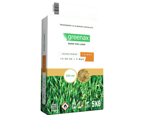 Ingrasamant Pentru Gazon Toamna Greenax Premium 5 Kg