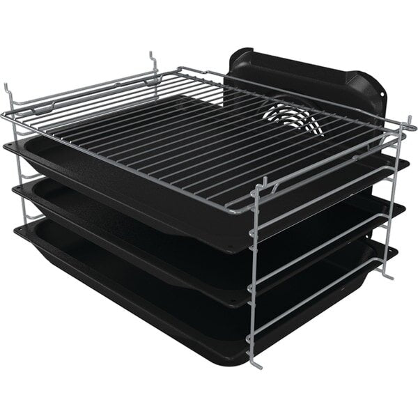 Aragaz GORENJE GEC6C61BMB, 4 arzatoare, Electric, L 60 cm, Negru
