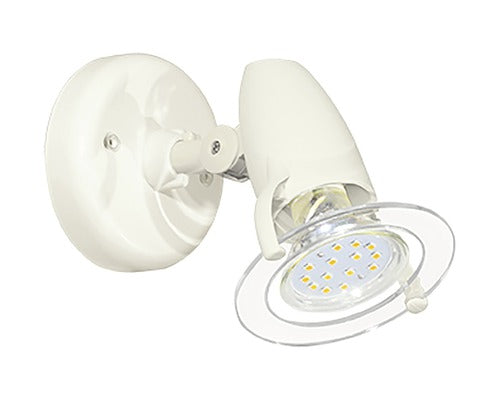 Spot Aplicat Pocket1 Gu10 1x3w, Bec Led Inclus, Alb