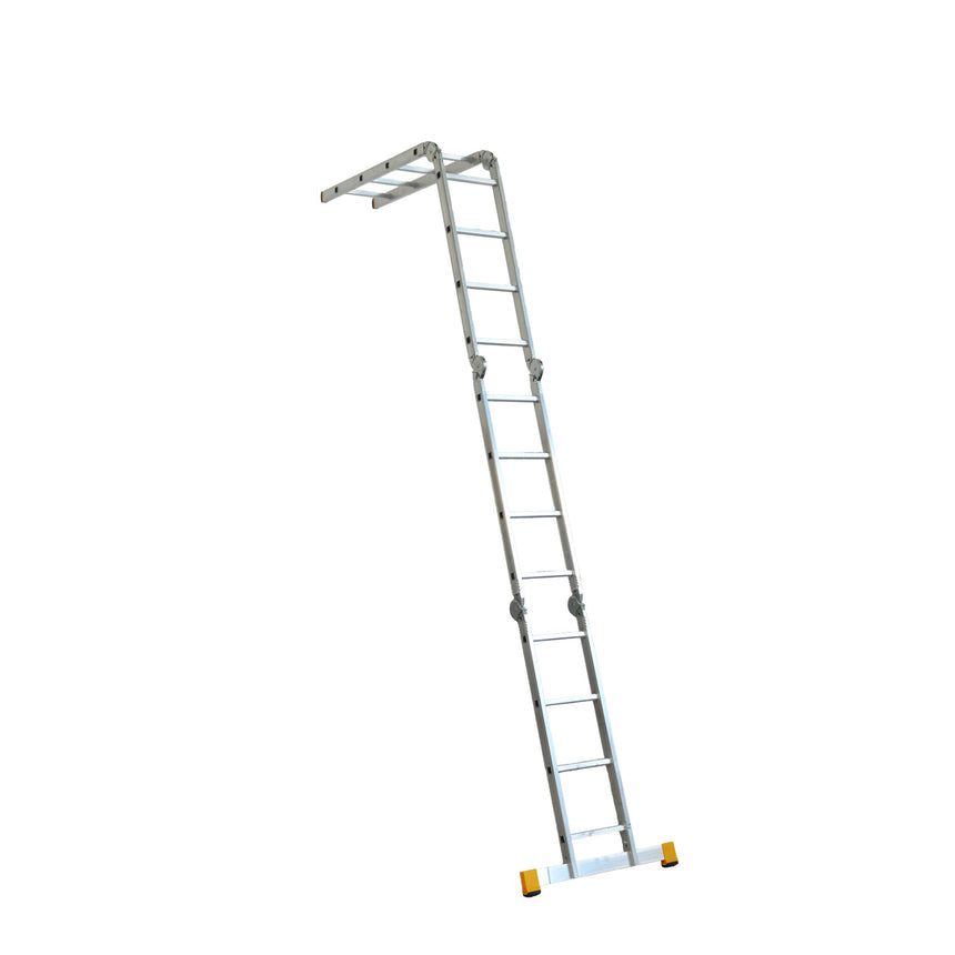 Scara cu articulatie profesionala Alverosal Forte Plus, 4 tronsoane, 4 trepte, 2.36 m