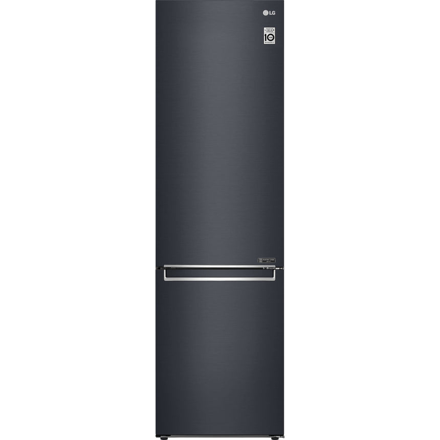 Combina frigorifica LG GBB72MCEGN, 384 l, No frost, Clasa D, Door cooling, H 203 cm, Negru