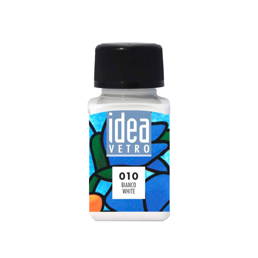 Vopsea pentru Pictura Sticla Idea Vetro Maimeri - White - 60 ml