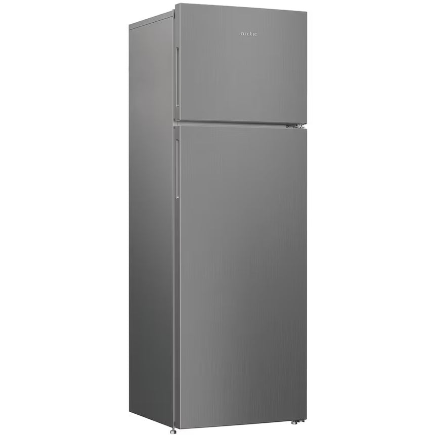 Frigider cu doua usi Arctic AD60310M40S, 306 l, Clasa E, Garden fresh, Iluminare LED, H 175 cm, Argintiu