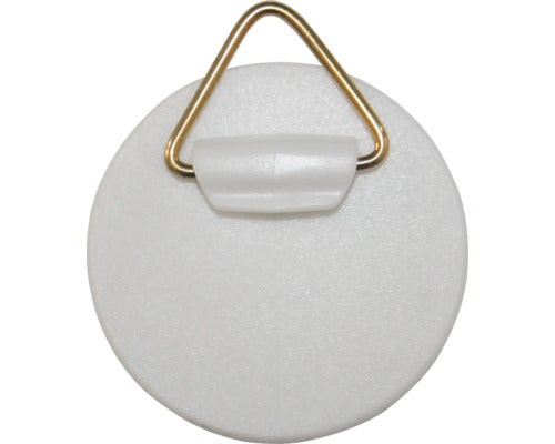Agatatori Plastic Autoadezive Dresselhaus Ø60mm Albe, 2 Bucati