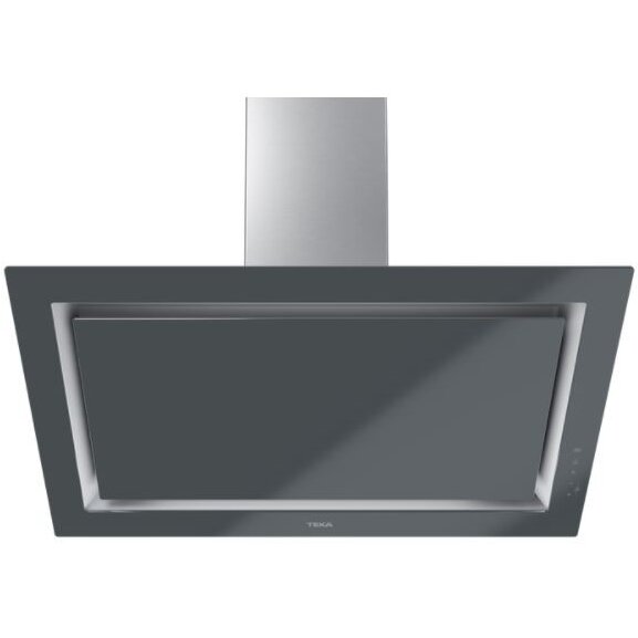 Hota incorporabila decorativa Teka DLV 98660 ST TOS, 696 m3/h, 3 viteze+1 Turbo, Functie FreshAir, Touch control, Clasa A+, 90 cm, Stone Grey