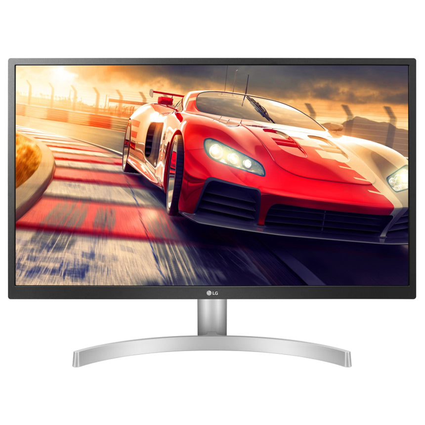 Monitor LED IPS LG 27", 4K UHD, Display Port, FreeSync, Negru/Alb