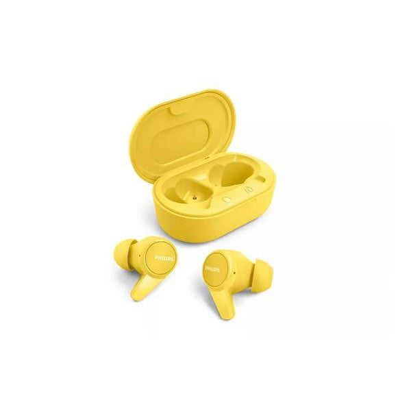 Casti Audio In-Ear True Wireless Philips TAT1207YL/00, Bluetooth, Galben