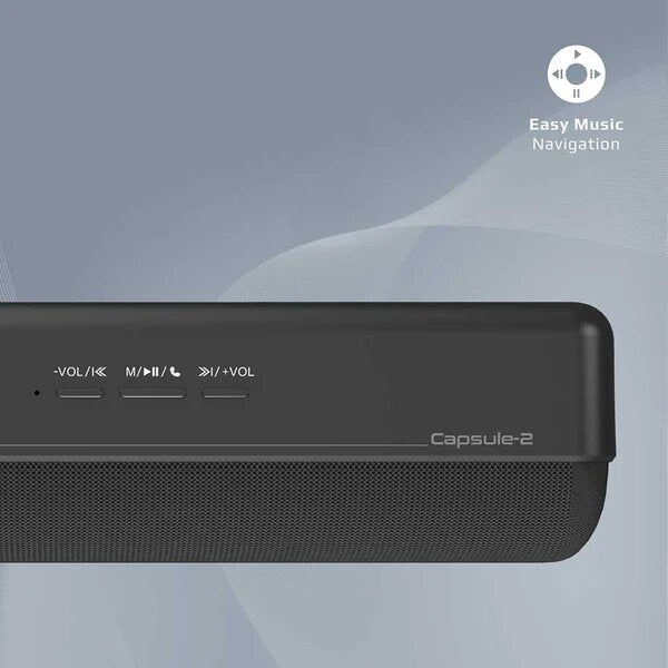 Boxa Portabila PROMATE Capsule-2, Bluetooth, MicroSD, Negru