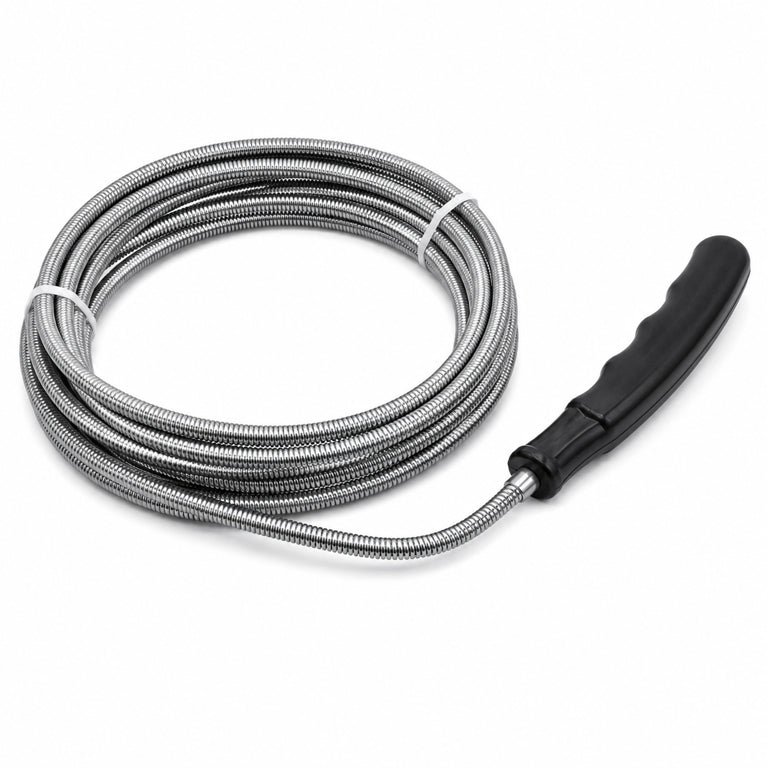 Spirală Desfundat Țevi 5 m x 9 mm, Dispozitiv Manual pentru Curățare Canalizare și Conducte
