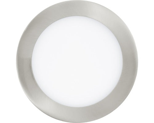 Spot Led Incastrat Eglo Crosslink 10, 5w 1200 Lumeni, Lumina Rgbw Variabila, Ø170 Mm, Nichel Mat