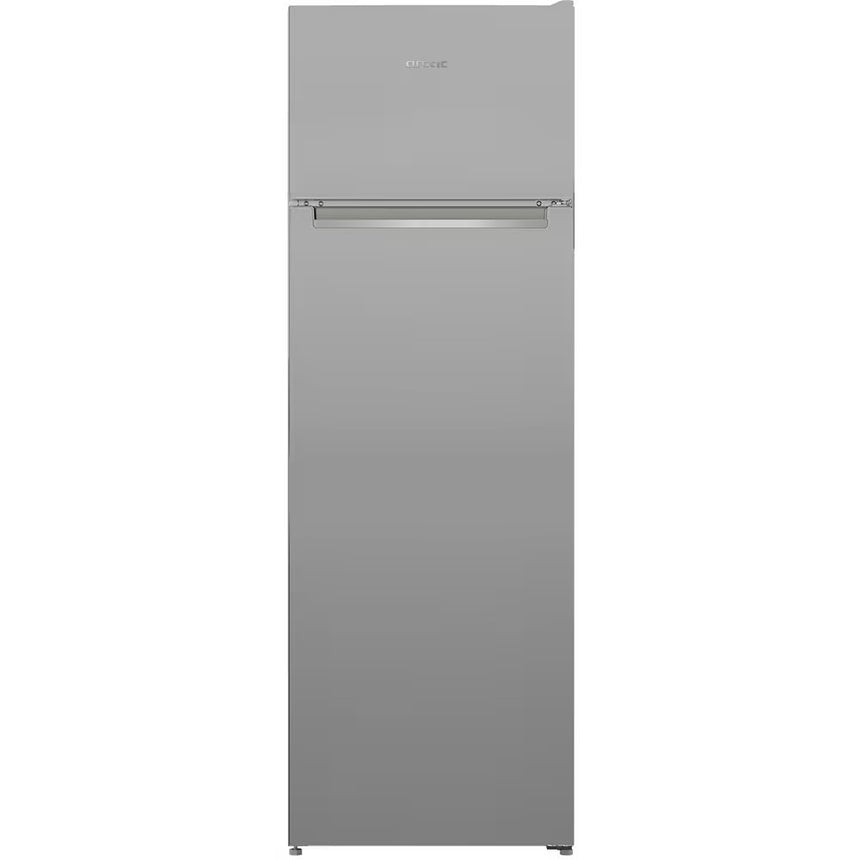 Frigider cu doua usi Arctic AD54280M40S, 250 l, Clasa E, Garden Fresh, Iluminare LED, H 160.6 cm, Argintiu