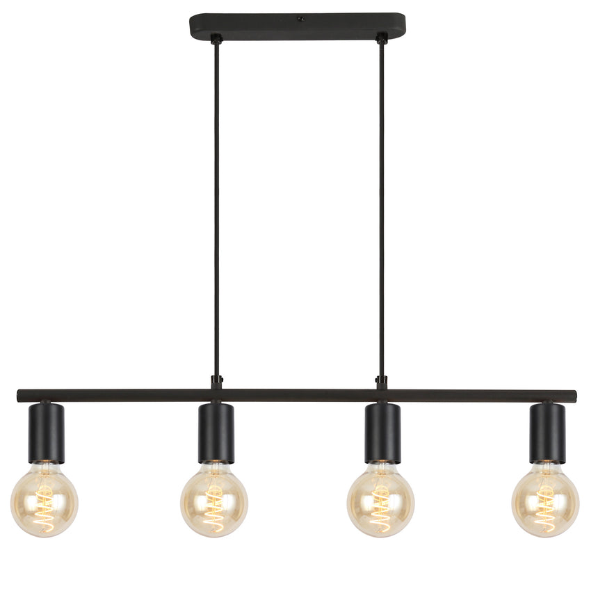 Pendul Klausen, Strict Sp4, Negru, KL 114003, E27, 4 x 11 W