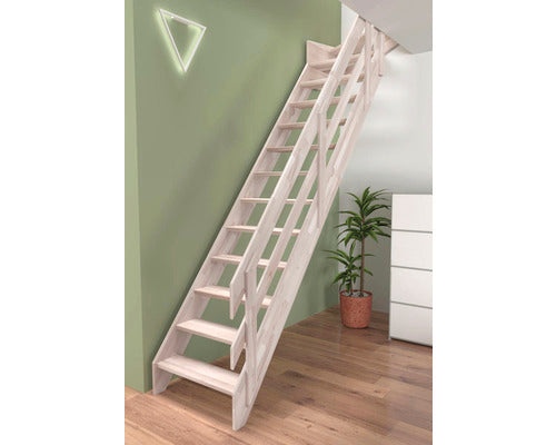 Balustrada Pentru Scara Alsace cu Lise, 385 cm, Lemn