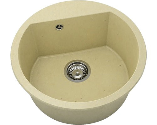 Chiuveta Bucatarie Rotunda Fat Avangard 223 Ø51 Cm, Granixit Sunny Bay