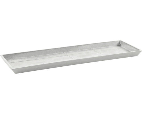 Farfurie Ecopots Bruges Plastic 57, 5x19, 5x2, 5 Cm Alb-gri