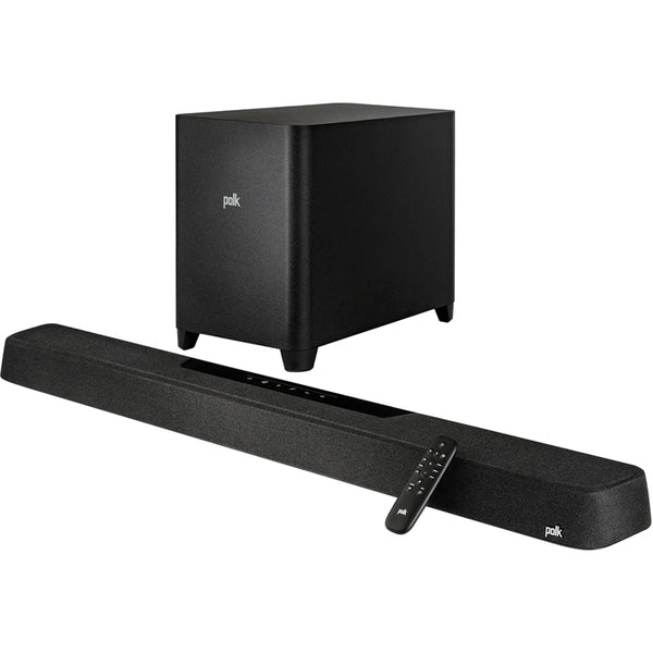 Soundbar POLK AUDIO Magnifi Max AX, 5.1.2, Wi-Fi, Bluetooth, Subwoofer Wireless, Dolby Atmos, Negru