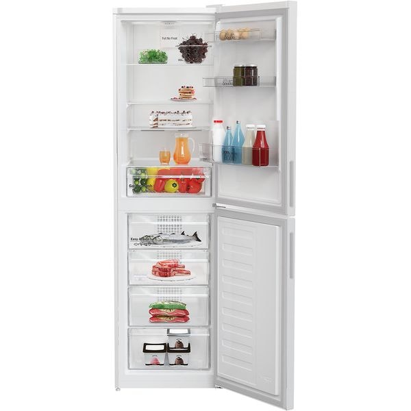 Combina frigorifica Arctic AK60386M40NFW, 358 l, Full No Frost, Door open buzzer, Clasa E, H 203 cm, Alb