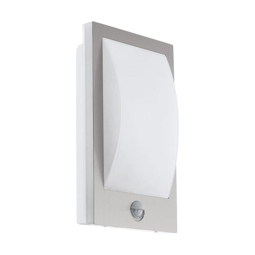 Aplica exterior VERRES 97238, E27, 1X12W, IP44, inox, plastic, inox, alb