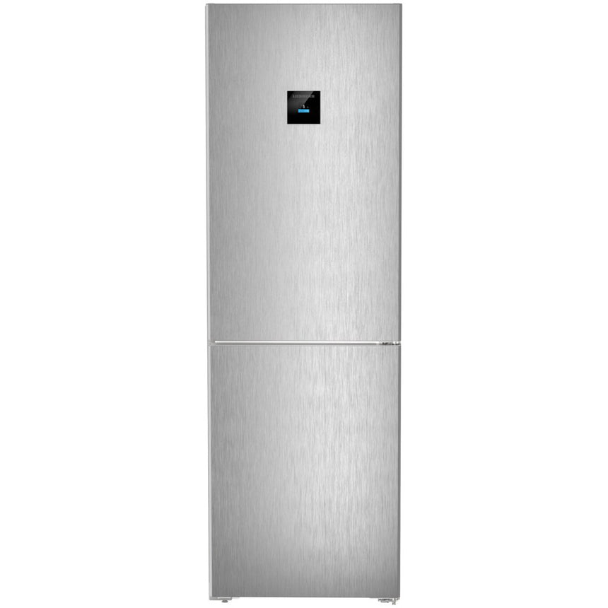Combina frigorifica Liebherr CNsfd 5233, 330 l, NoFrost, EasyFresh, DuoCooling, BluPerformance, Clasa D, 185.5 cm, Inox