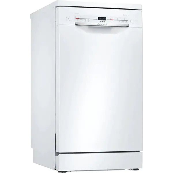Masina de Spalat Vase BOSCH SRS2IKW04E, 9 Seturi, 6 Programe, 45 cm, Clasa F, Alb