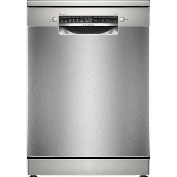 Masina de palat Vase Independenta BOSCH SMS4EVI02E, 14 Seturi, 6 Programe, 60 cm, Clasa C, Inox