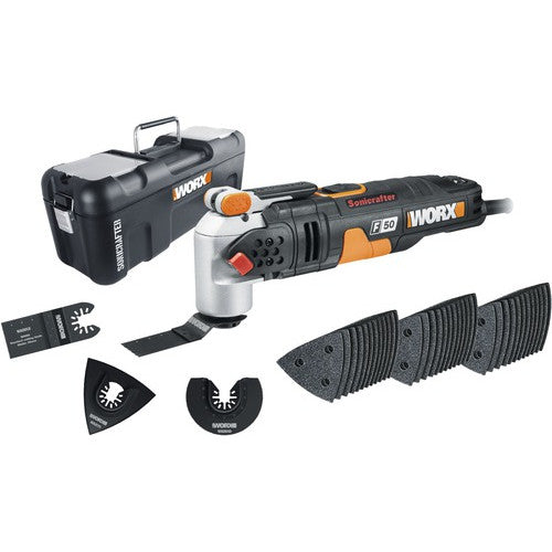 Masina multifunctionala Worx Sonicrafter WX681 450W, accesorii incluse