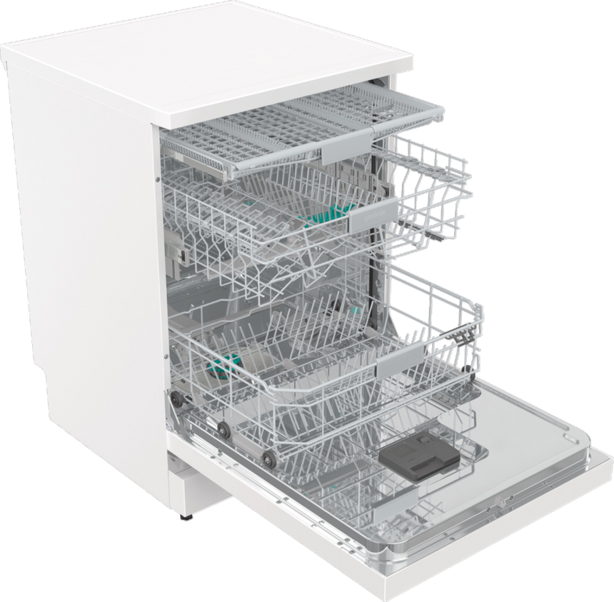 Masina de Spalat Vase GORENJE GS673C60W, 16 seturi, 7 programe, 60 cm, Clasa C, Alb