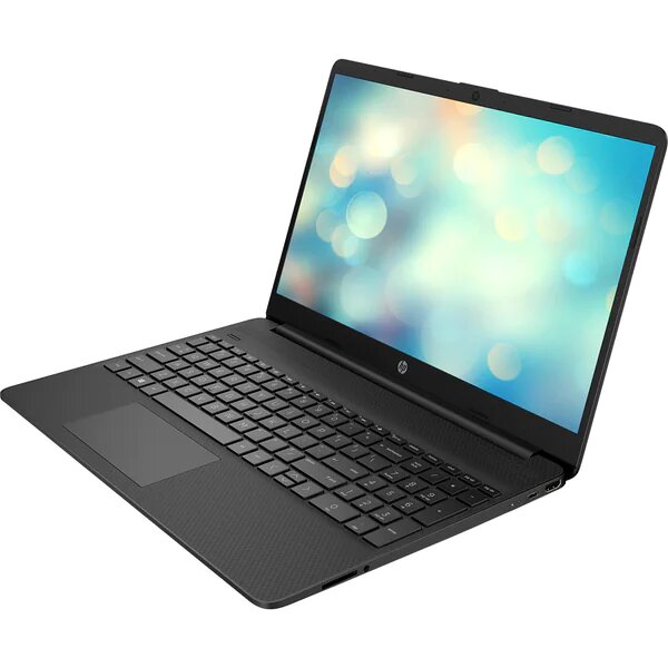 Laptop HP 15s-fq5038nq cu procesor Intel® Core™ i3-1215U pana la 4.40 GHz, 15.6 FHD, 8GB, 512GB PCIe SSD, Intel UHD Graphics, FreeDOS, Jet Black