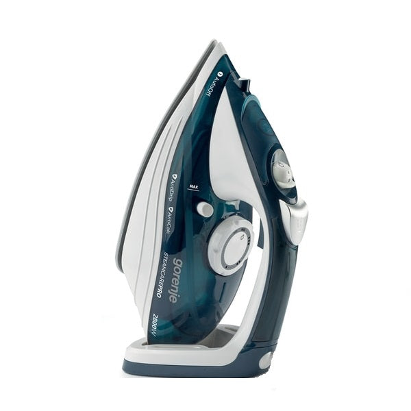 Fier de Calcat GORENJE SIH2800TQC, 2800W, 100g/min, 350ml, Talpa Ceramica, Albastru-Alb