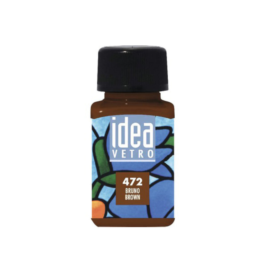 Vopsea pentru Pictura Sticla Idea Vetro Maimeri - Brown - 60 ml
