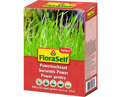 Seminte De Gazon Reinsamantare Floraself Select, 0, 5 Kg