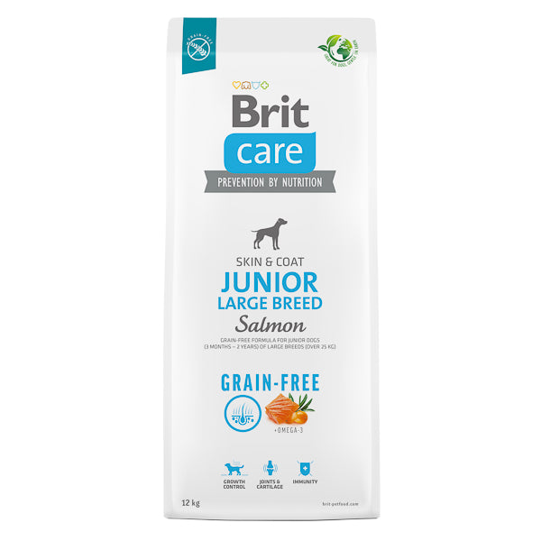 Hrana uscata pentru caini Brit Care Grain-free Junior Large Breed, 12 kg
