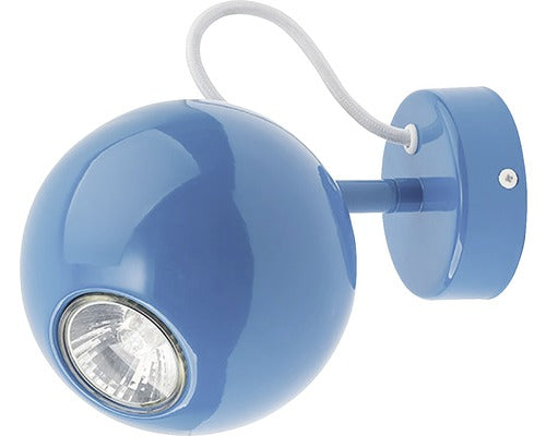 Spot Aplicat Malwi Gu10 Max. 1x35w, Albastru, Pentru Camera Copiilor