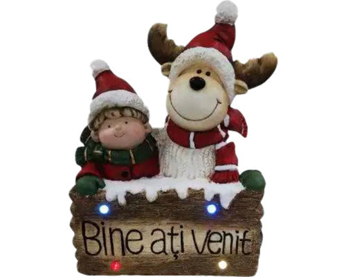 Decoratiune Ren Cu Led 41x50 Cm