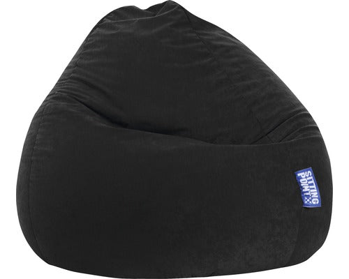 Fotoliu Puf Beanbag Easy L Negru 70x90 Cm