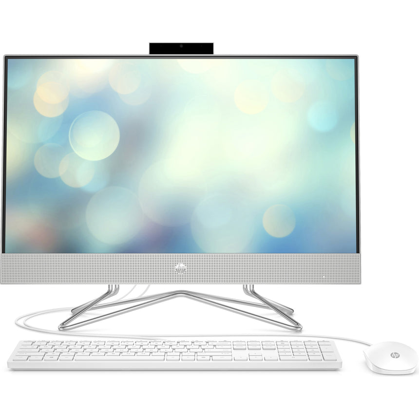 Sistem All-in-One HP 24-dp0041nq cu procesor AMD Ryzen™ 3 4300U pana la 3.70 GHz, 23.8", Full HD, 8GB DDR4, 512GB SSD, AMD Radeon™ Graphics, Free DOS, Natural Silver