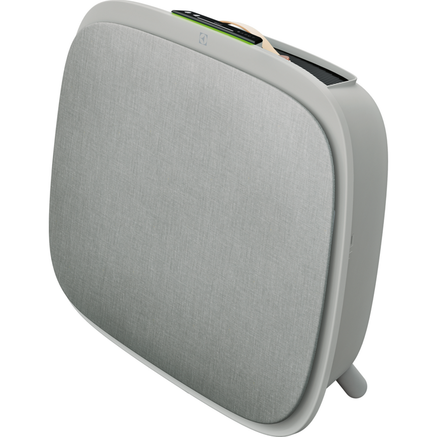 Purificator de aer Electrolux Well A7 WA71-305GY, Wi-Fi & app control, Ionizare, filtru HEPA 13, 5 nivele filtrare, 6 senzori, 60 m2, 24 dB(A), Gri deschis