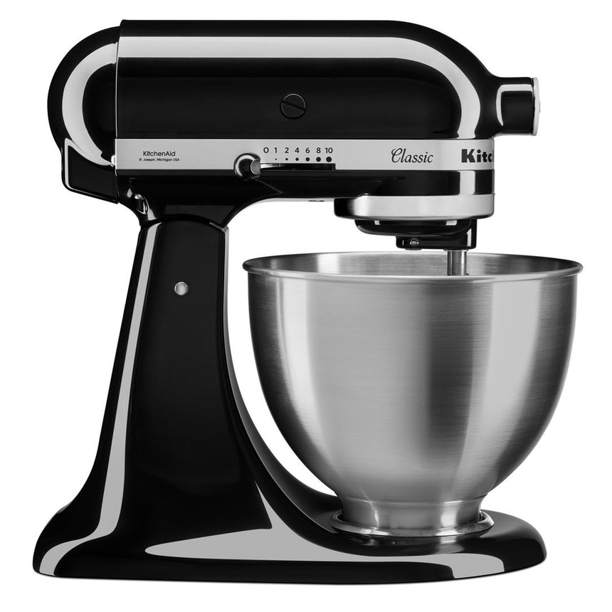 Mixer cu bol KitchenAid 5K45SSEOB, 4.3L, classic, onyx black