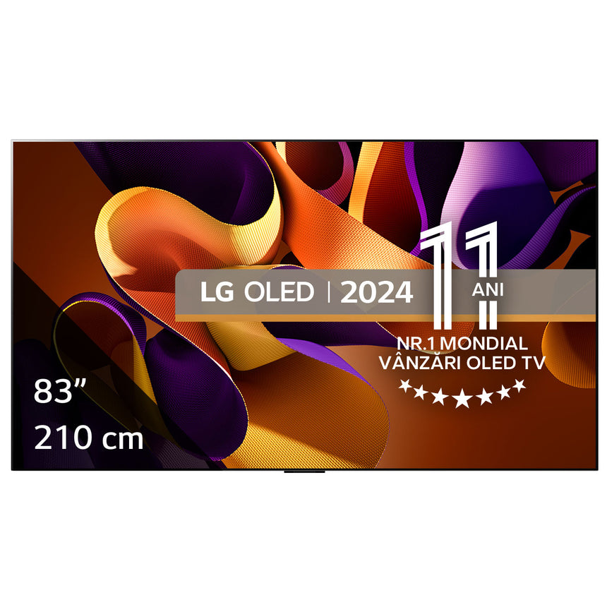Televizor LG OLED evo OLED83G42LW, 210 cm, Smart, 4K Ultra HD, 100 Hz, Clasa F