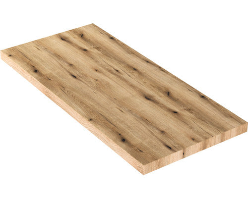 Blat KRING pentru lavoar, texturat, stejar, 100.4x46x3.8 cm