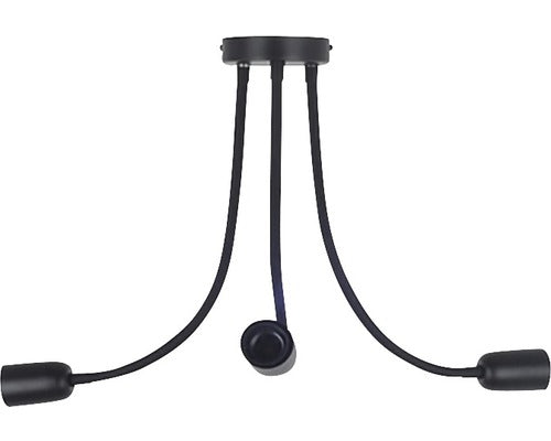 Lustra Galileo E27 Max. 3x40w, Negru